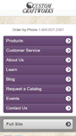 Mobile Screenshot of customcraftworks.com